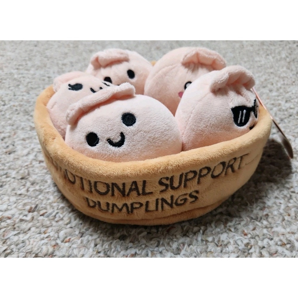 Emotional Support Dumplings by Relatable Cuddly Plush Toys and Stuffed Animals‎